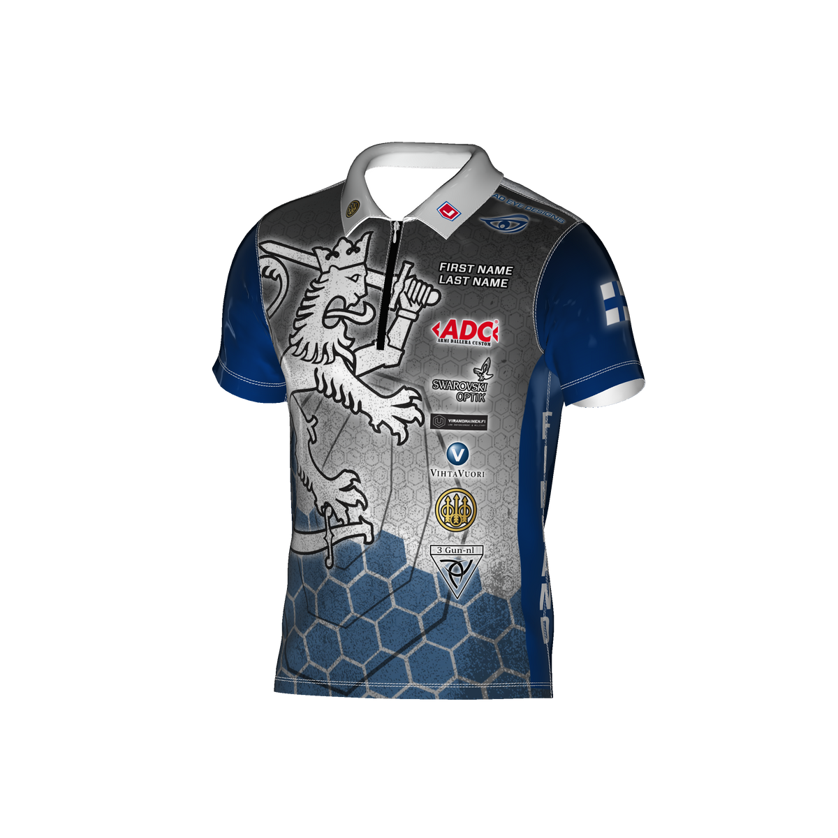 Eemann Tech RWS Finland Grey Open Jersey