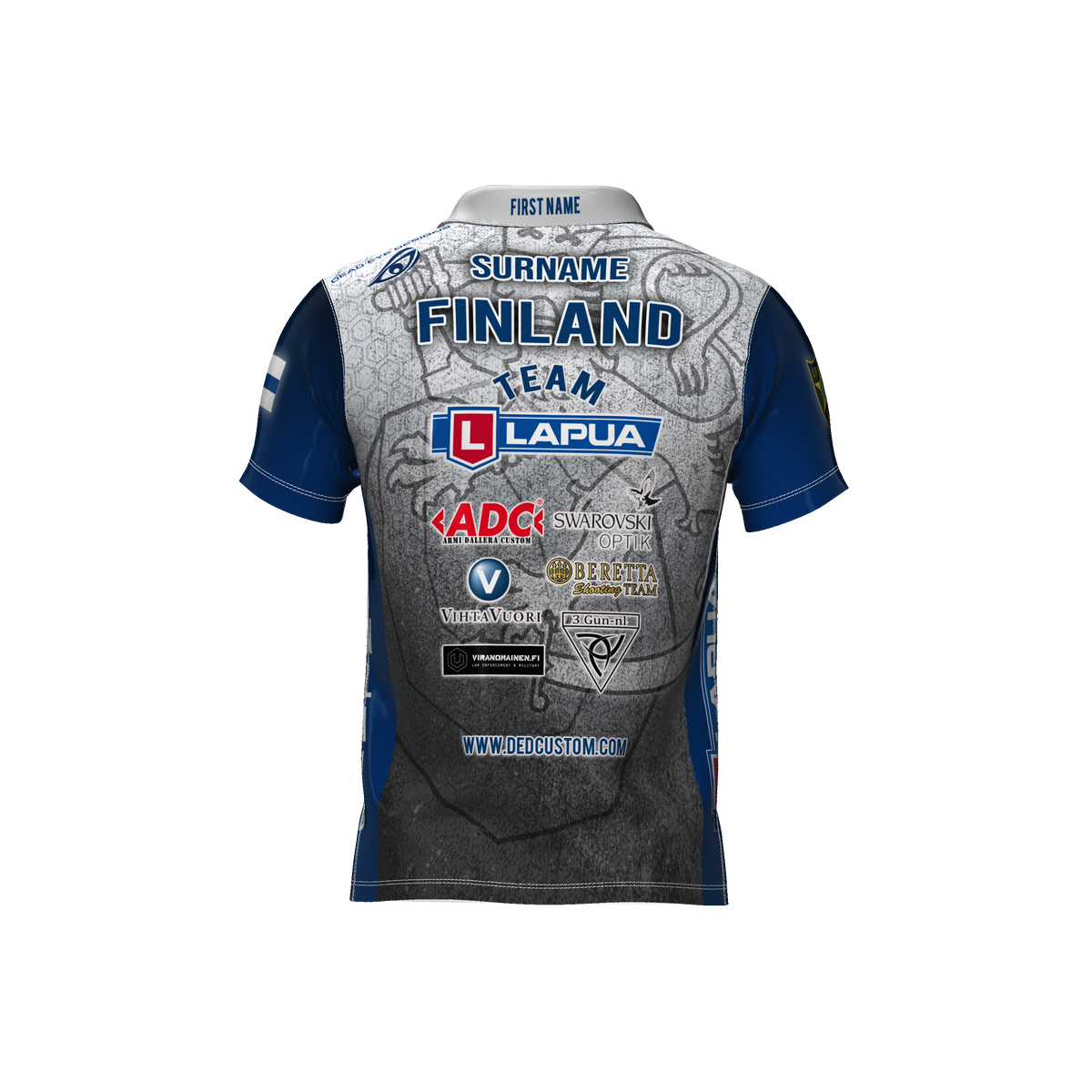 Eemann Tech RWS Finland Grey Open Jersey