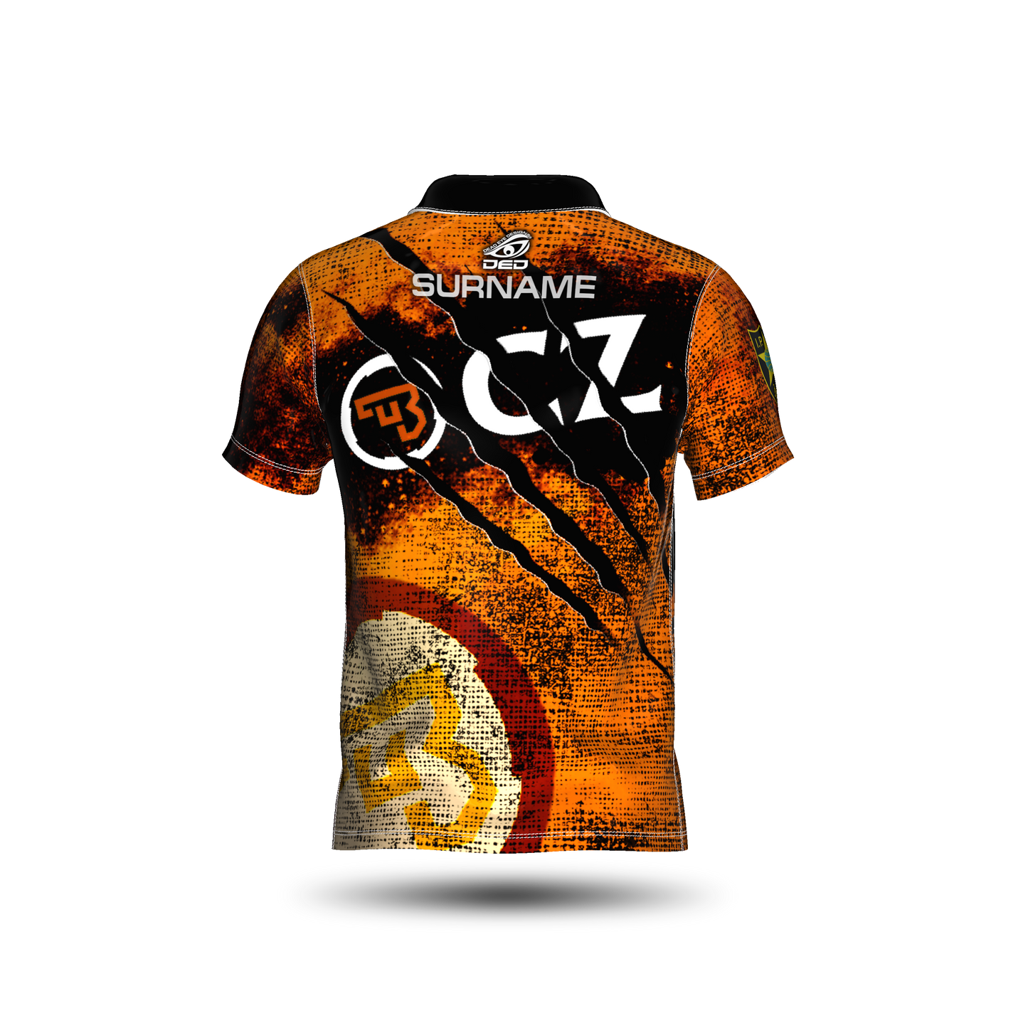 Eemann Tech CZ Shadow 2 Orange Claws Classic Jersey
