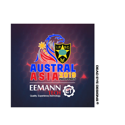 Eemann Tech Austral Asia 2019 Towel 30x30