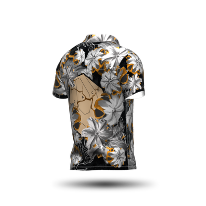 DED Bullet Floral IPSC Target Black Classic Jersey