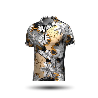 DED Bullet Floral IPSC Target Black Classic Jersey