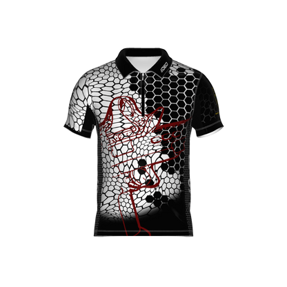 Eemann Tech Zeus Black and White Hex Open Jersey