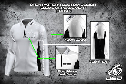 DED Custom Jersey Open Long Sleeve Collared